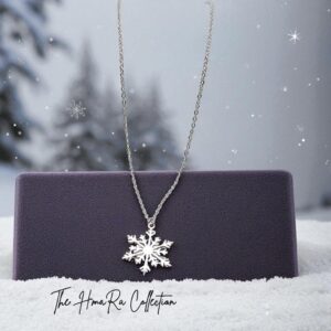 Stainless steel Snowflake Necklace