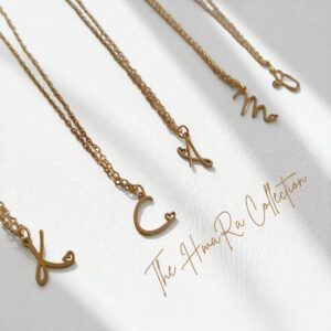 Stainless Steel Letter Ketting