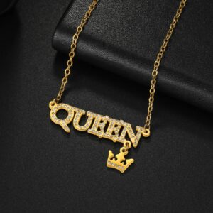 Queen Zircon Naamketting