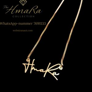 Naamketting HmaRa Stainless Steel